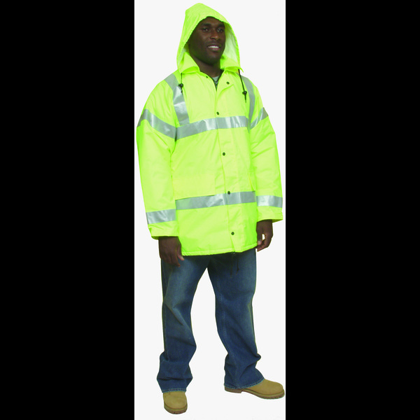 Mutual Industries High Visibility Polyester ANSI Class 3 W, 16 inch Height, 14 inch Width 16370-138-3