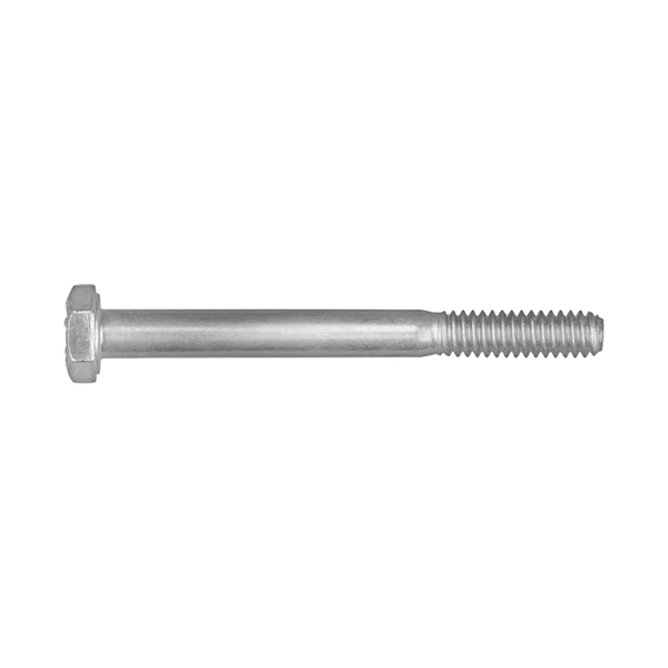 Disco Grade 5, 1/4"-20 Hex Head Cap Screw, Zinc Plated Steel, 2-1/2 in L 16640PK