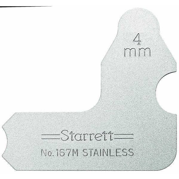 Starrett Radius Gage 167M-4 1/2