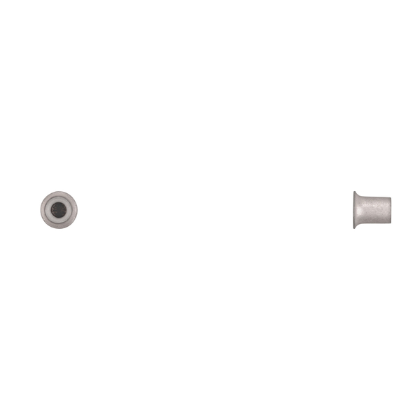 Disco Tubular Rivet, 5.3 mm Dia., 8 mm L, Steel Body, 100 PK 18131PK