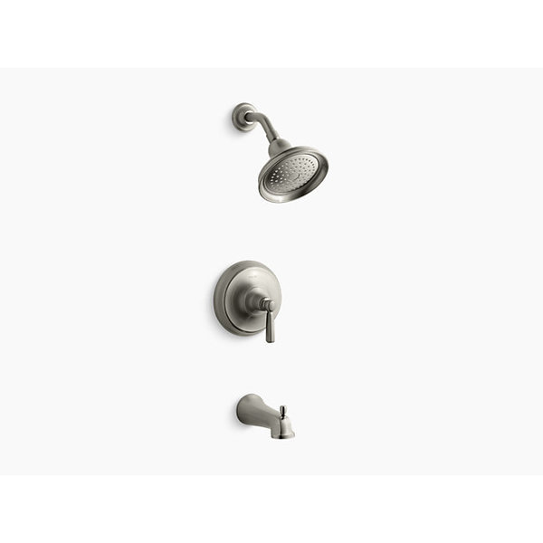 Kohler Bancroft(R) Rite-Temp(R) Bath And Shower Valve Trim With Metal Lever Handle, Slip-Fit Spout And 2.5 Gpm Showerhead TS10582-4-BN