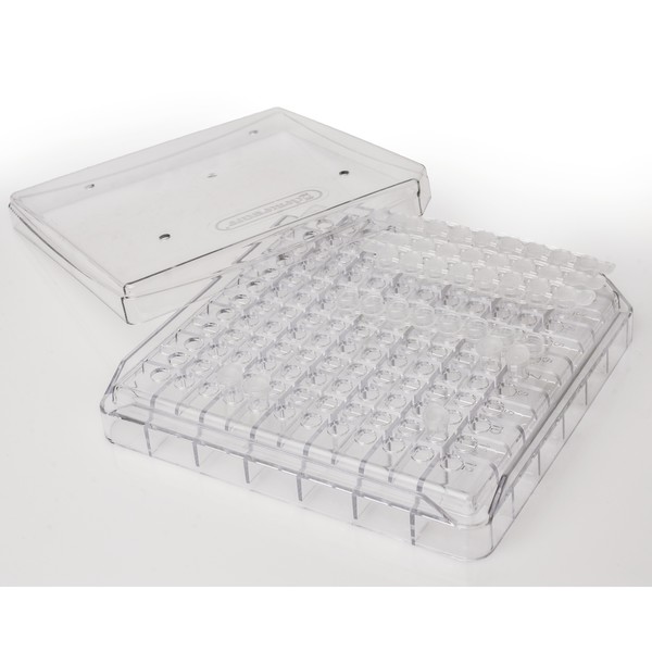 Bel-Art PCR Tube Freezer Storage Box, 0.2 m, PK 5 F18837-0000