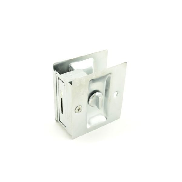 Trimco Privacy Pocket Door Lock Square Cutout for 1-3/8" Thick Door SC 1065.626