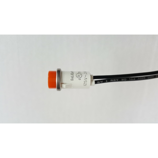 Quincy Lab Indicator Light, Amber, 125V 101-2201