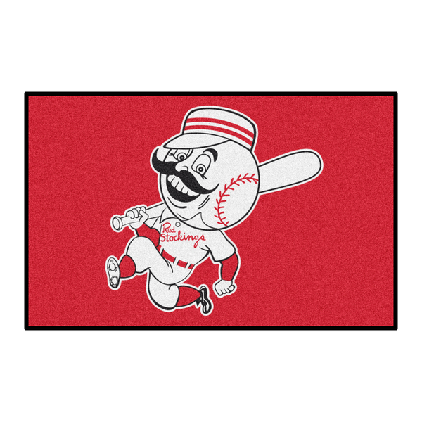 Fanmats Cincinnati Reds Roundel Mat - Retro Collection