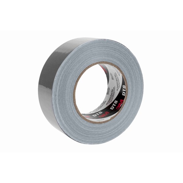 3M Duct Tape, Silver, 8 mil, 54.8m L x 48mm W DT8