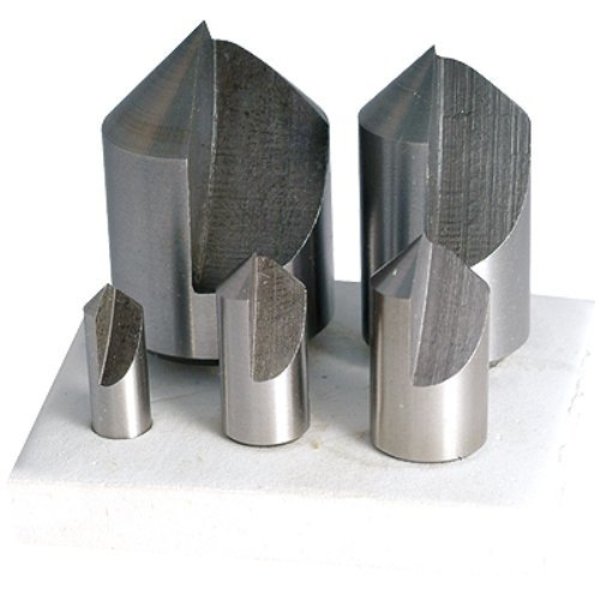 Hhip 5 Piece 1/4-1" 82 Degree High Speed Steel Countersink Set 2000-0031