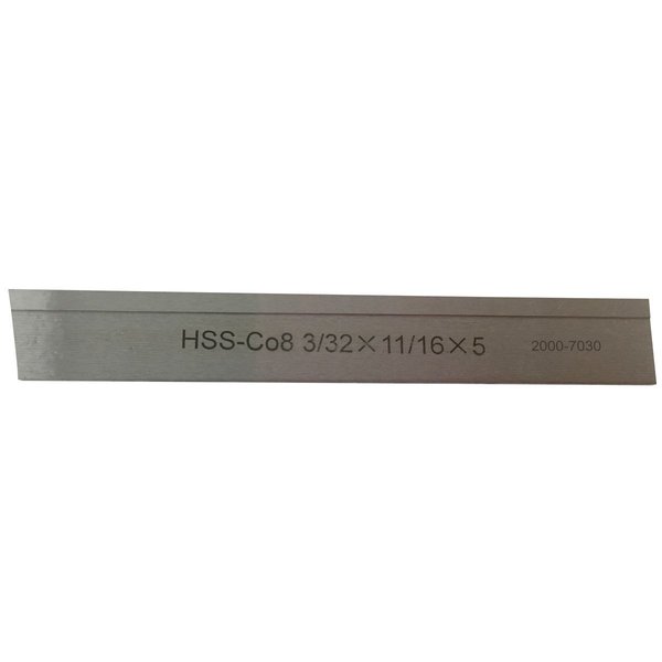 Hhip 3/32 X 11/16 X 5" P3N 5% Cobalt Parallel Cut-Off Blade 2000-7030