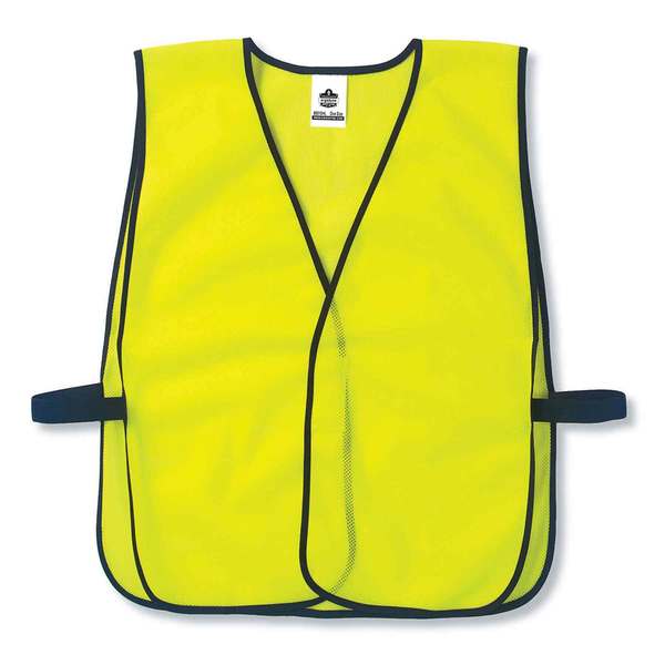 Ergodyne Non-Certified Economy Vest, Lime 8010HL