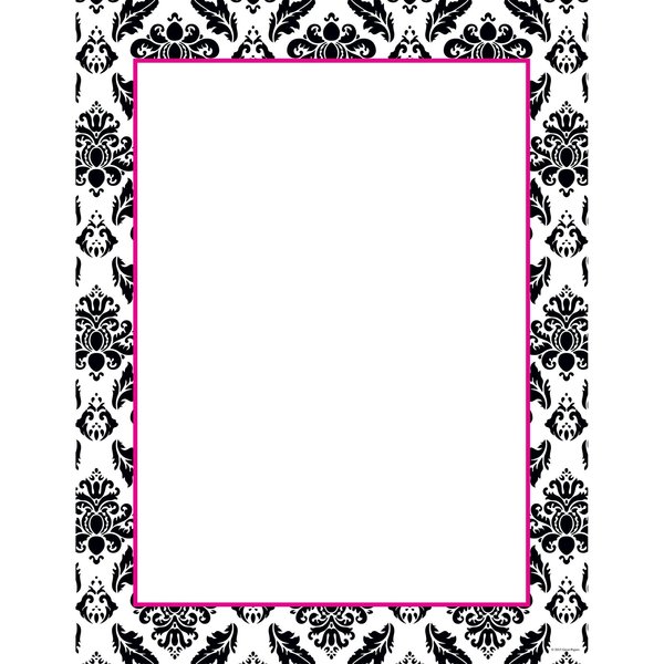 Great Papers Stationery Letterhead, Black and W, PK80 2012027