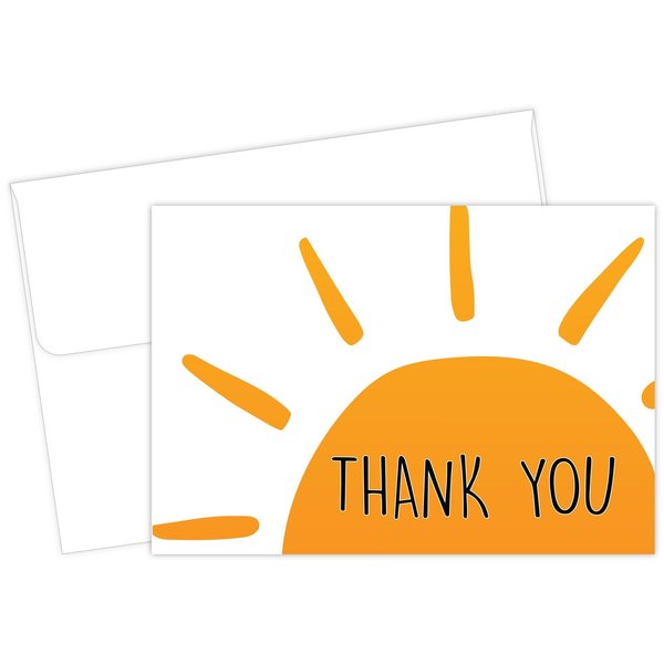 Great Papers Thank You Card and Envelopes, Rise, PK25 2020028