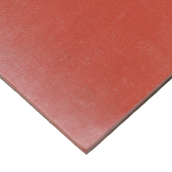 Rubber-Cal Red Rubber Sheet - 1/8" Thick x 36" Width x 24" Length 20-114