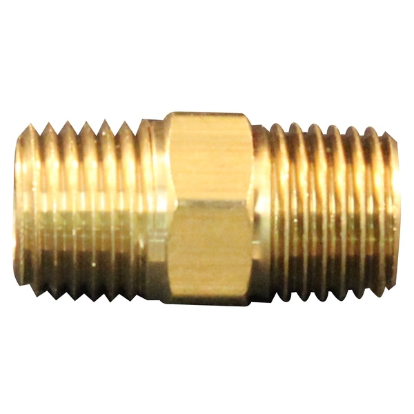 Milton Hex Nipple, 1/4" MNPT, PK100 646BK