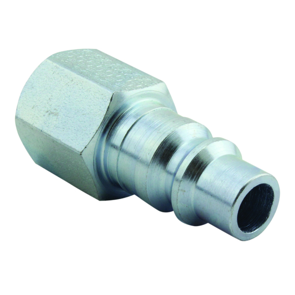 Milton H Style Industrial Plug, 3/8" FNPT, PK100 1838BK