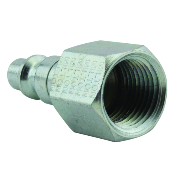 Milton M Style Industrial Air Plug, 3/8" FNPT, PK250 732BK