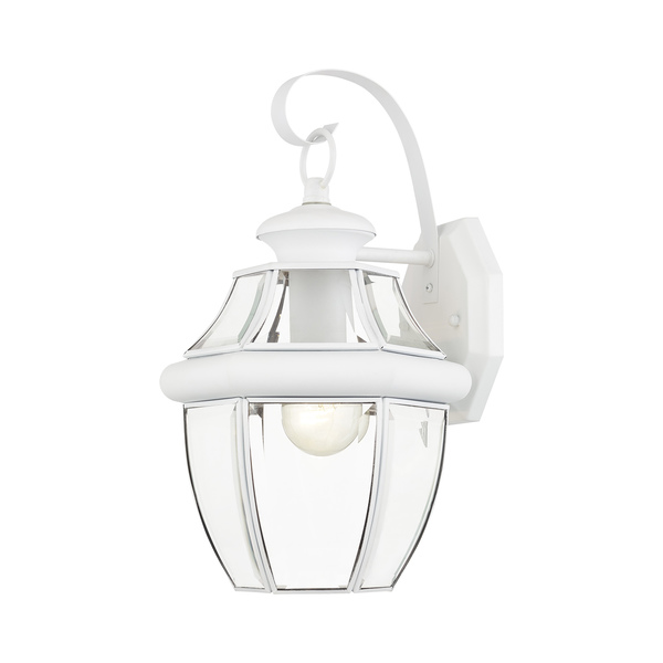 Livex Lighting Monterey 1 Light White Outdoor Wall Lant 2151-03