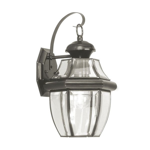 Livex Lighting Monterey 1 Light Black Outdoor Wall Lantern 2151-04