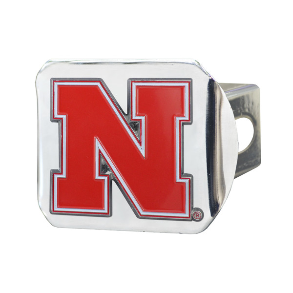 Fanmats University of Nebraska Hitch Cover, 3D Color Emblem 22749