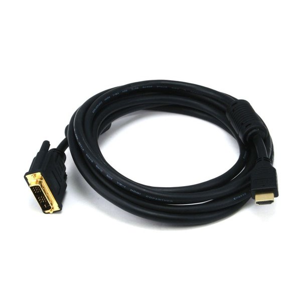 Monoprice HDMI-DVI Cables, Black, 10 ft., 28AWG 2405