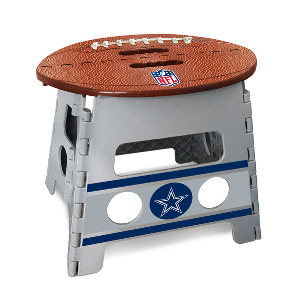 Fanmats NFL Dallas Cowboys Folding Step Stool 13in. Rise 24432