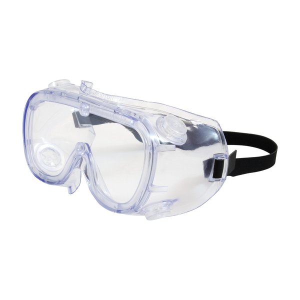 Bouton Optical Safety Goggles, Clear Anti-Fog, Scratch-Resistant Lens, 551 Softsides Series 248-5190-400B