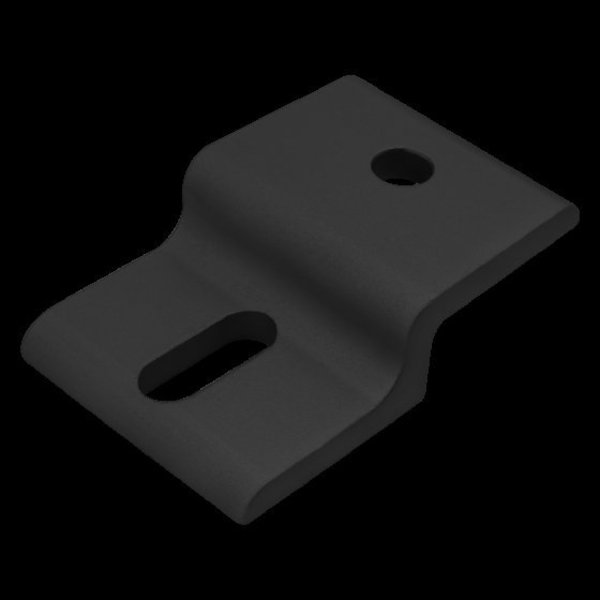 80/20 Black 25mm Single Mesh Retainer 25-2490-BLACK