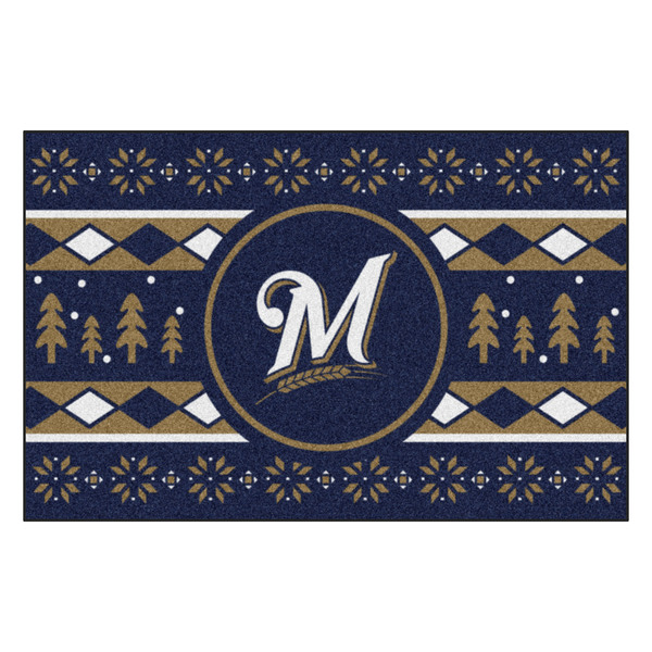 FANMATS Milwaukee Brewers Baseball Rug