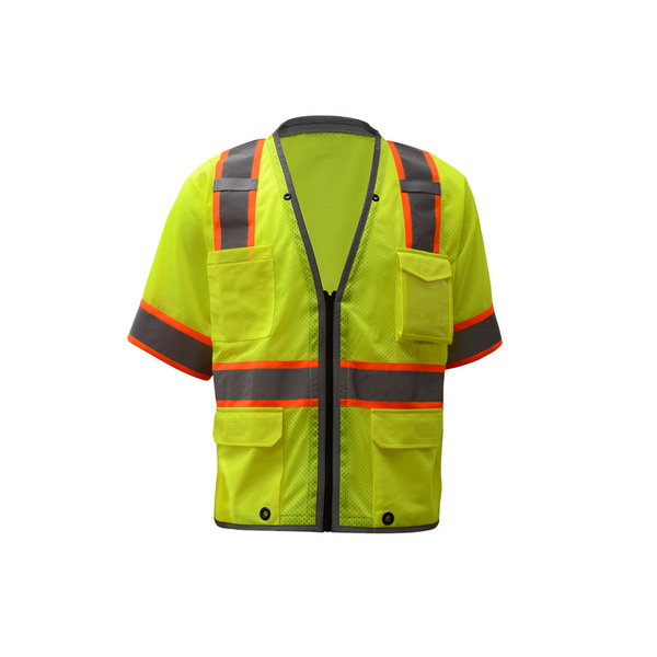 Gss Safety Standard Class 3 Snap Button Windbreaker 7501-2XL