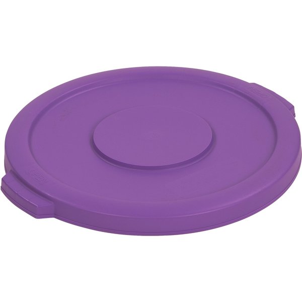 Carlisle Foodservice Rnd Waste Food Cntnr Lid, 10 gal., Prp, Package Quantity 6, Purple, HDPE 34101189