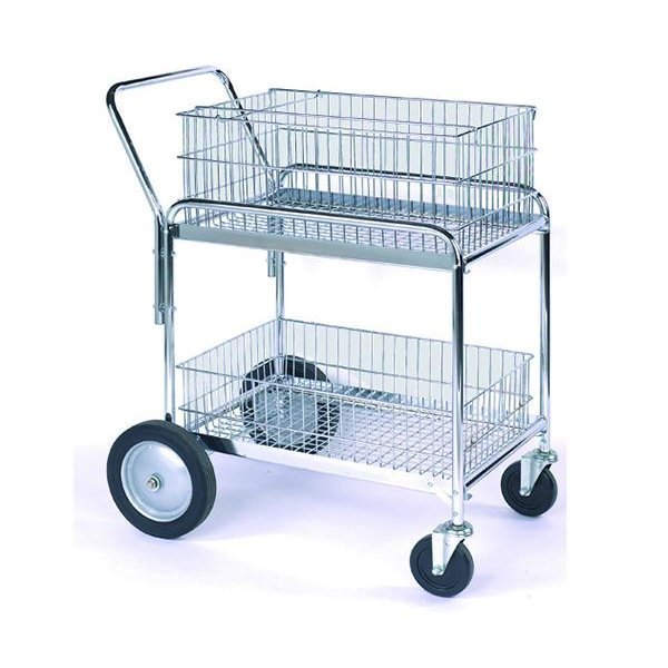 Wesco Wire Basket Office Cart, 188949 272230