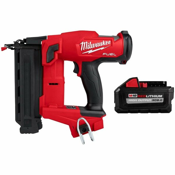 Milwaukee Tool Nail Gun, Finish Nail Head, Pistol, 7VDC 2746-20, 48-11-1880