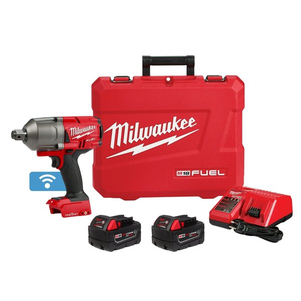 Milwaukee Tool M18 FUEL 3/4 in. High Torque Impact Wrench with Friction Ring with ONE-KEY Kit 2864-22R