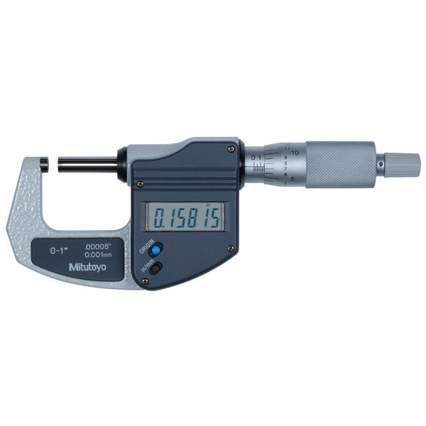 Mitutoyo Ratchet Stop Micrometer, Mdc-Lite 25mm 293-821-30