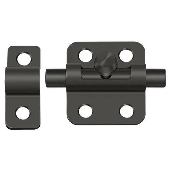 Deltana Barrel Bolt Oil Rubbed Bronze 2" 2BBU10B