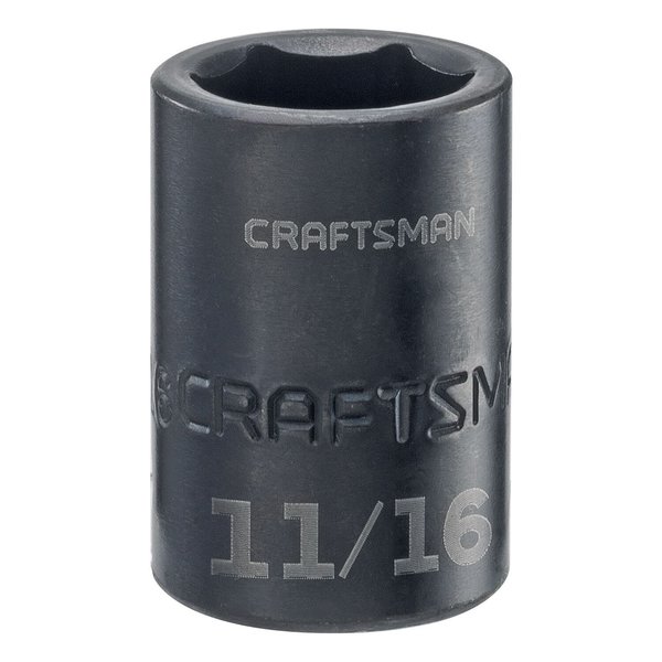 Craftsman Sockets, 1/2" Drive 11/16" SAE Impact Sh CMMT15853