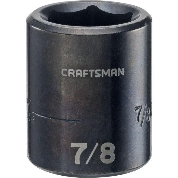 Craftsman Sockets, 1/2" Drive 7/8" SAE Impact Shal CMMT15856