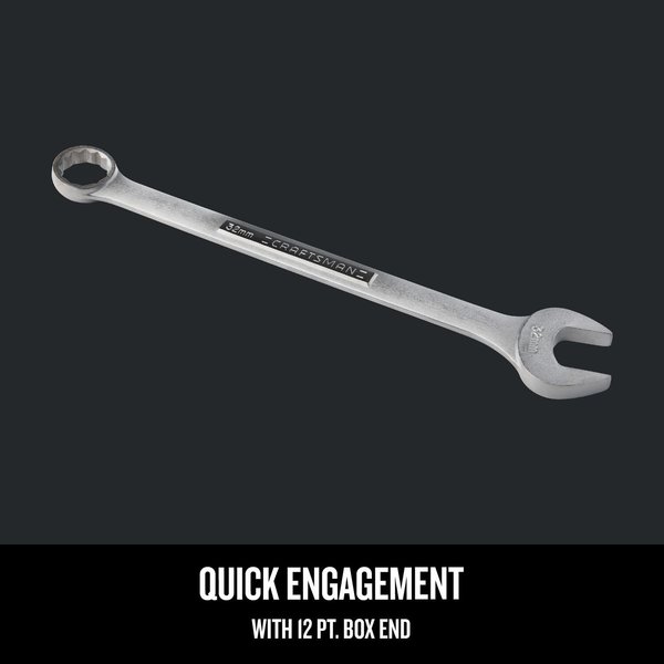 Craftsman Metric Combination Wrench, 32 mm S X 32 CMMT42936