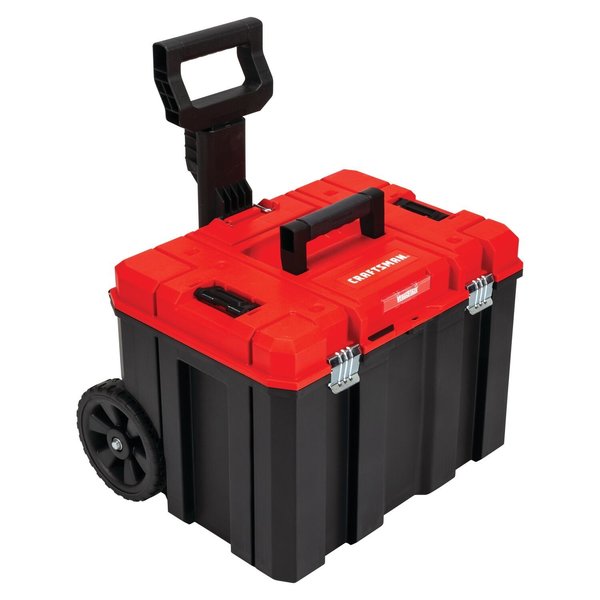 VERSASTACK Wheeled Tool Box, Plastic, Red, 20 in W x 17 in D x 39 in H