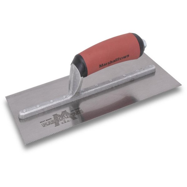 Marshalltown Premier Notched Trowel, Left, 1/16"x 1/32"x1/32" 766SDL