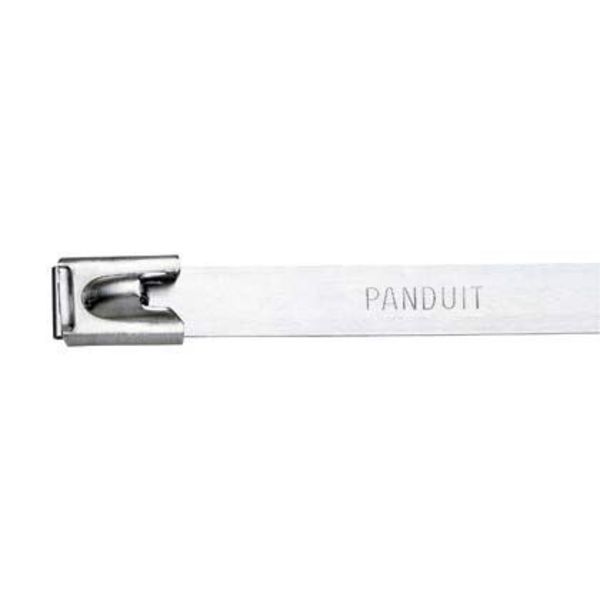 Panduit Stainless Steel Cable Tie, 5.5"L, PK50 MLT1H-LPAL