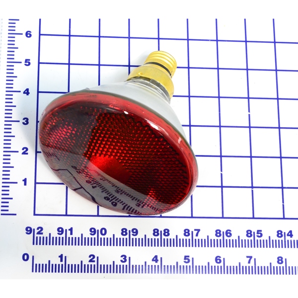 Poweramp Bulbs, Red Incandescent Bulb, 120V 3051-0017