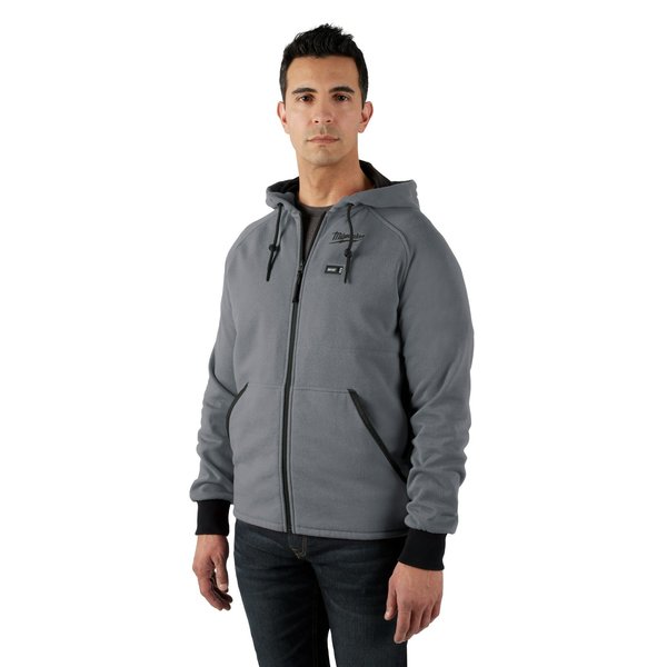 Milwaukee Tool M12 Heated Hoodie Kit - Gray 3X-Large 306G-213X