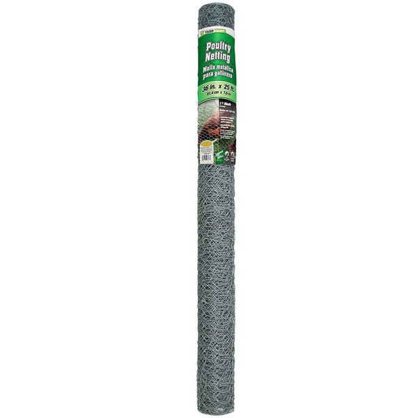 Yardgard Poultry Netting, 20 ga., 1", 36"x25 ft. 308405B