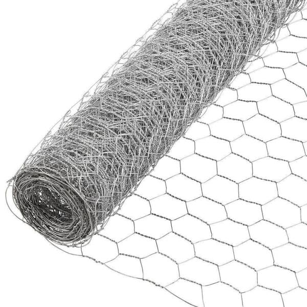 Yardgard Poultry Netting, Galv, 1" Msh, 6 ft.x25 ft. 308408B