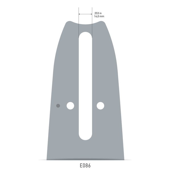 Oregon DuraCut Bar, .063"Gauge, E086 Bar Mnt, 42" 423ATLE086