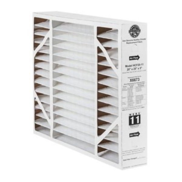 Lennox 20x25x5 Pleated Air Filter, MERV 10 X0586