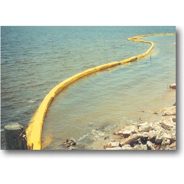 Mutual Industries Turbidity Barrier, Type 1, 5 ft. x 50 ft., Vinyl/Polyester, 48 inch H, 14 Inch L, 30 pounds W, Yellow 3200-6-60