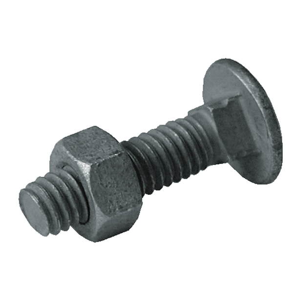 Yardgard Carriage Bolt w/Nut, 3/8-16"X2" 328503C