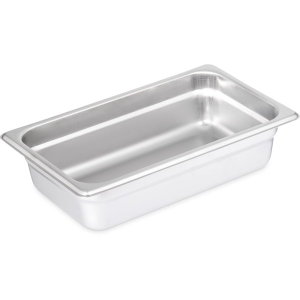 Carlisle Foodservice Qtr-Sz Lt Ga. SS Steam Tbl Pan, 2.5", PK6 607142