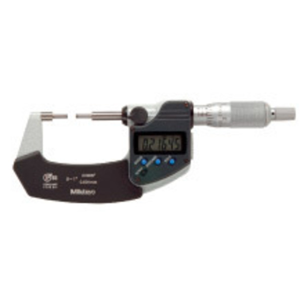 Mitutoyo Micrometer, 5mm, Spline, 0-25mm IP65 331-261-30